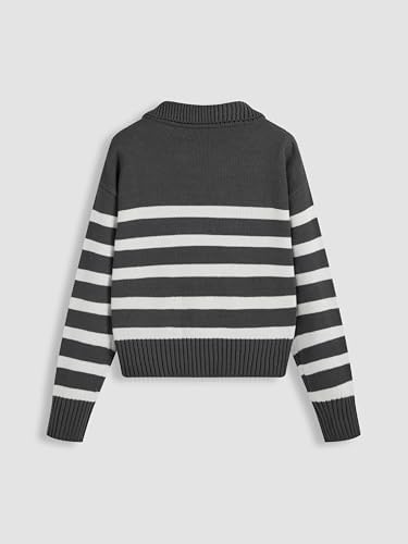 Marlow™ Striped V-Neck Knit Sweater