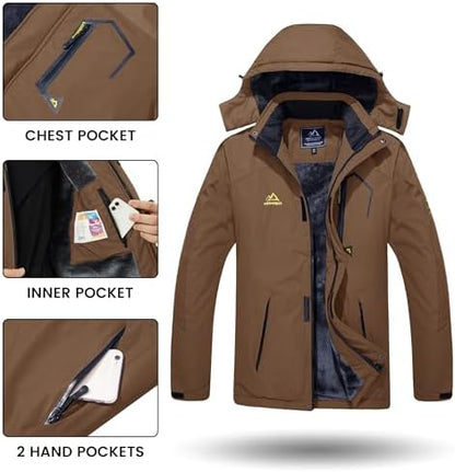 Black Softshell Winter Jacket (Men)