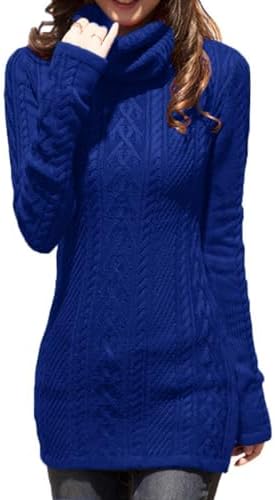 Cream Turtleneck Sweater Dress