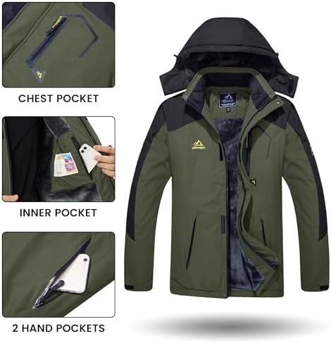 Black Softshell Winter Jacket (Men)