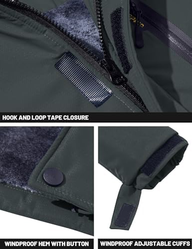 Black Softshell Winter Jacket (Men)