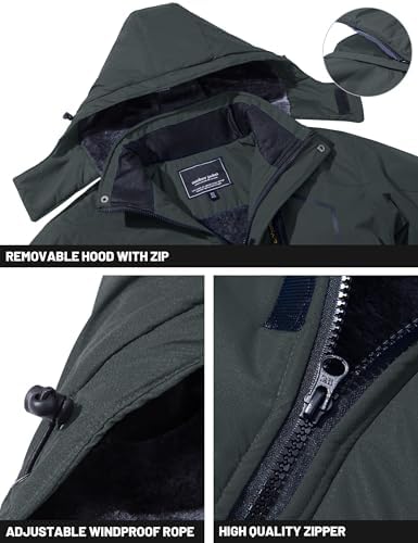 Black Softshell Winter Jacket (Men)