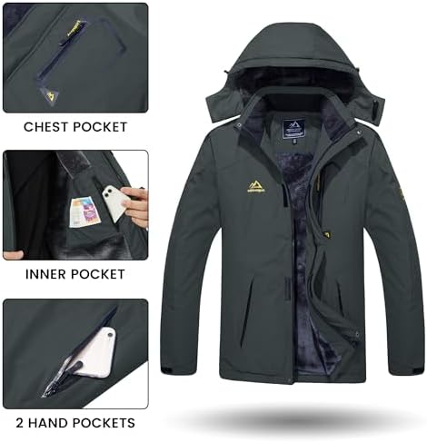 Black Softshell Winter Jacket (Men)
