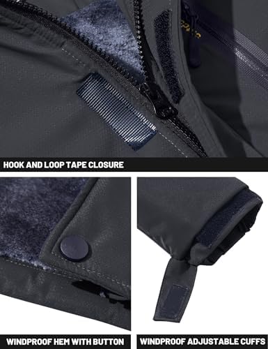 Black Softshell Winter Jacket (Men)