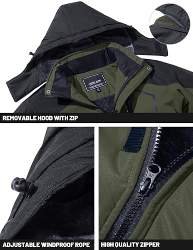 Black Softshell Winter Jacket (Men)