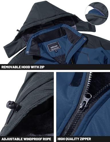 Black Softshell Winter Jacket (Men)