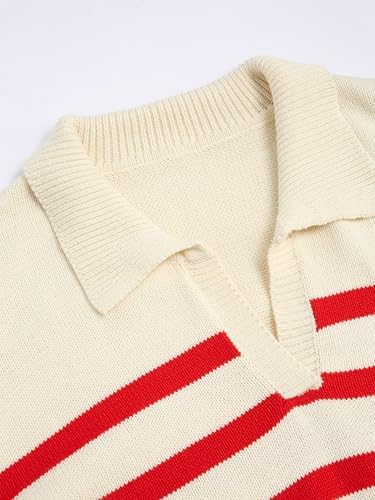 Marlow™ Striped V-Neck Knit Sweater