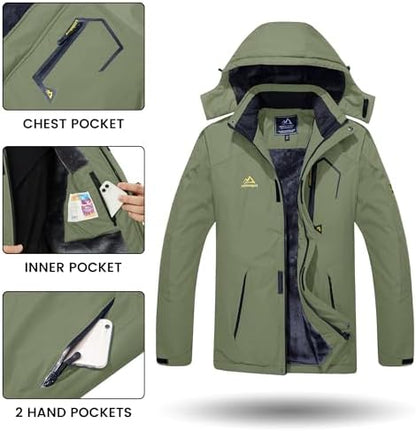 Black Softshell Winter Jacket (Men)