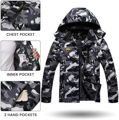 Black Softshell Winter Jacket (Men)