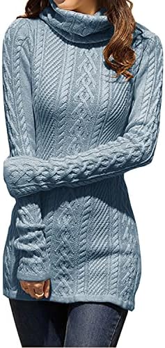 Cream Turtleneck Sweater Dress