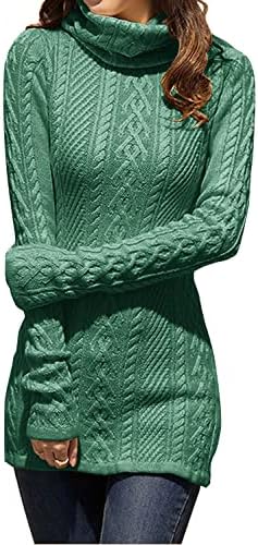 Cream Turtleneck Sweater Dress