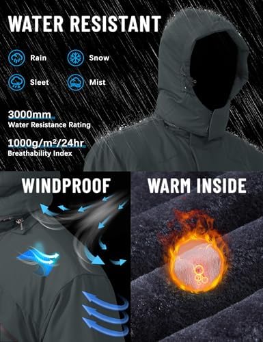 Black Softshell Winter Jacket (Men)