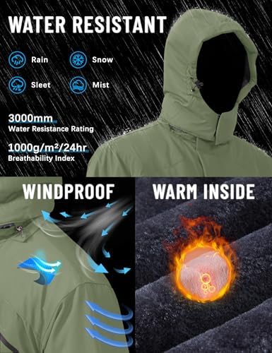 Black Softshell Winter Jacket (Men)