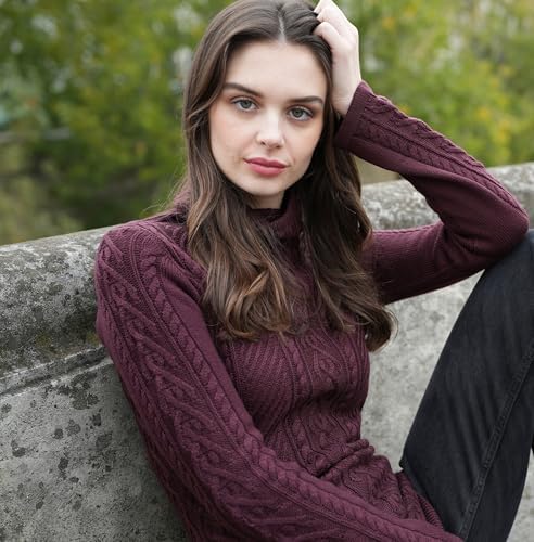 Cream Turtleneck Sweater Dress