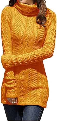 Cream Turtleneck Sweater Dress