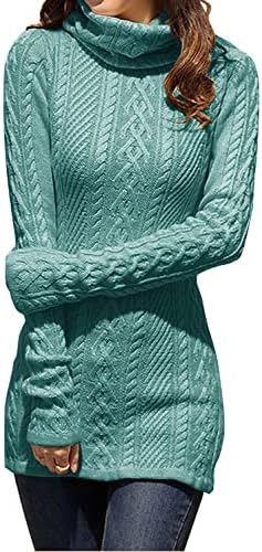 Cream Turtleneck Sweater Dress