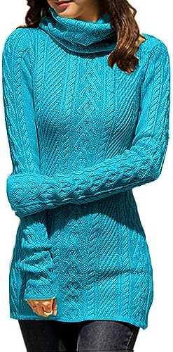 Cream Turtleneck Sweater Dress