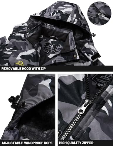 Black Softshell Winter Jacket (Men)