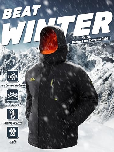 Black Softshell Winter Jacket (Men)