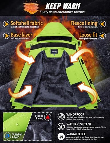 Black Softshell Winter Jacket (Men)