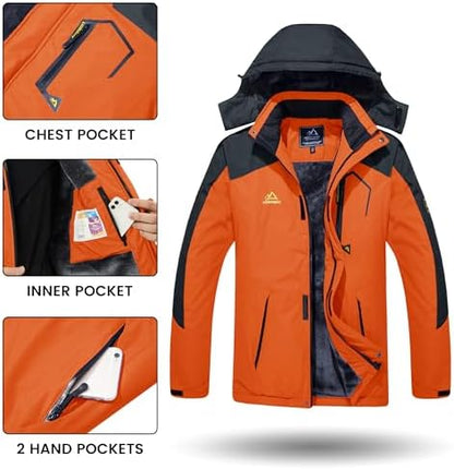 Black Softshell Winter Jacket (Men)