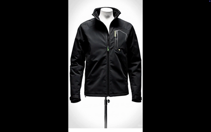 Black Softshell Winter Jacket (Men)